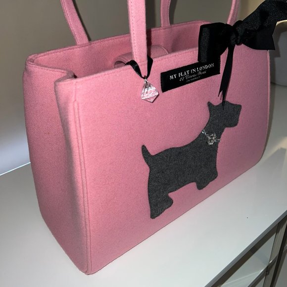 My Flat in London Scottie Dog Wool Felt Purse - Picture 5 of 5